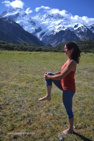 Utthita Hasta Padangusthasana :: Mt. Cook, New Zealand