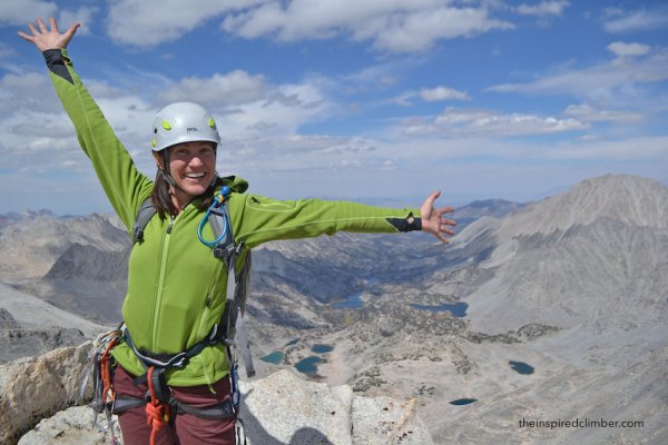 Last year on the summit of Bear Creek Spire.